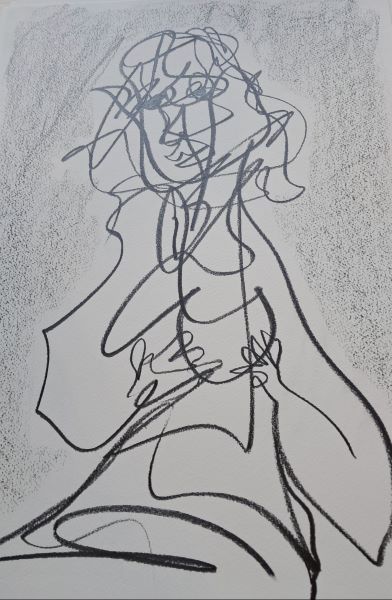 [2024] Untitled, Graphite on paper, Size Unknown